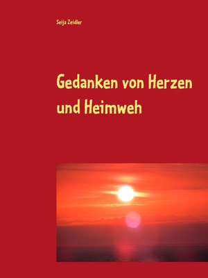 cover image of Gedanken von Herzen und Heimweh